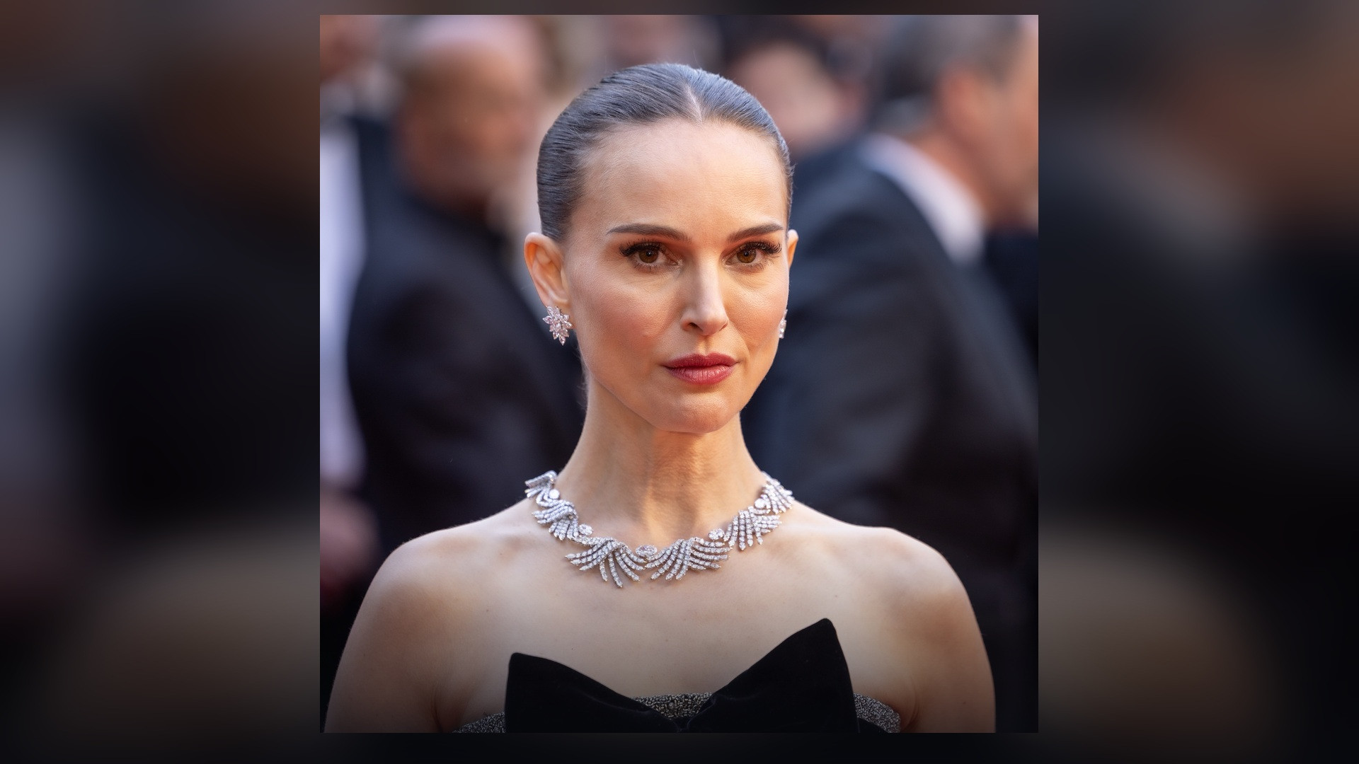Portrait of Natalie Portman at the Berlin International Film Festival press conference