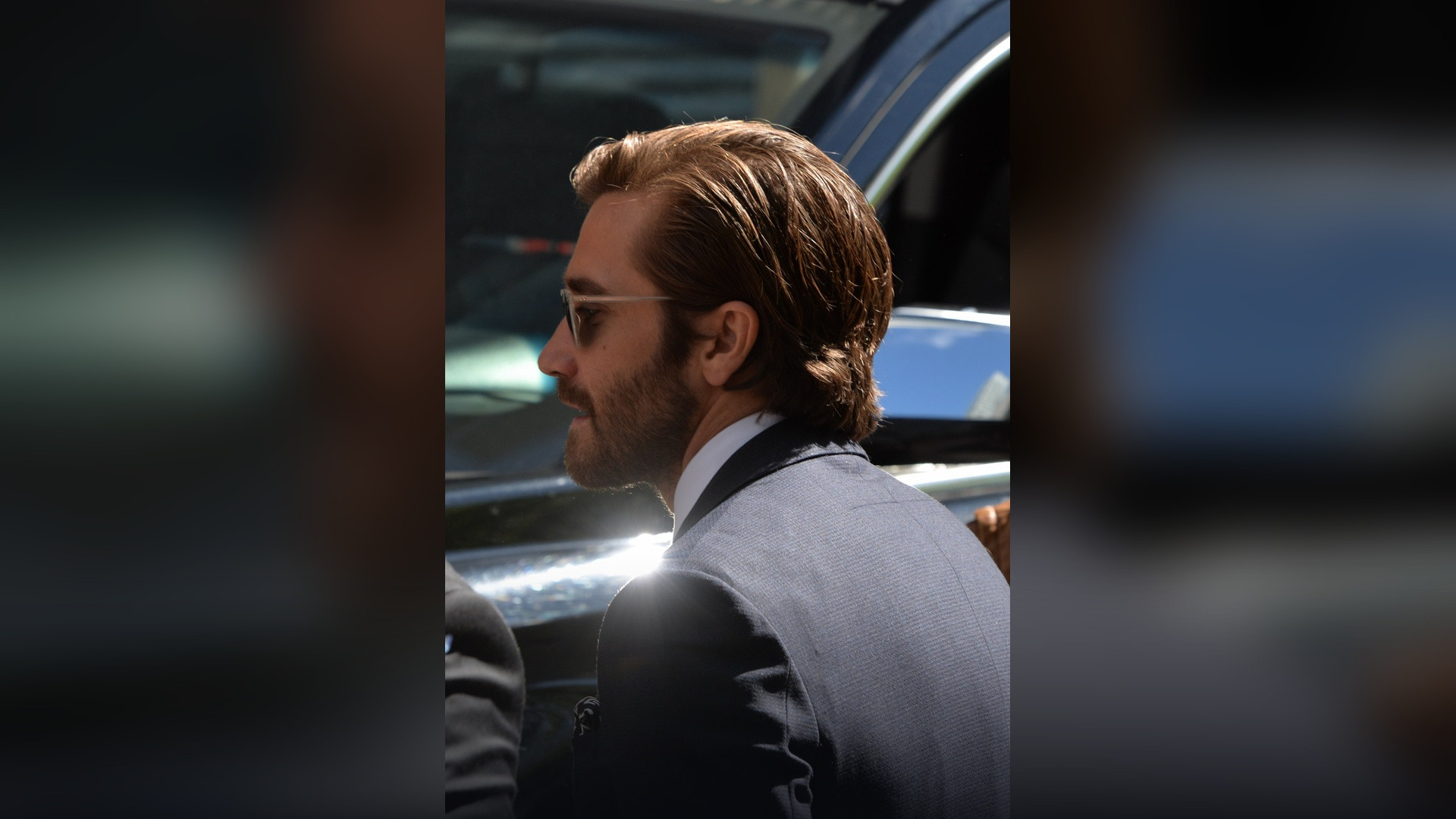 Jake Gyllenhaal on the red carpet at TIFF