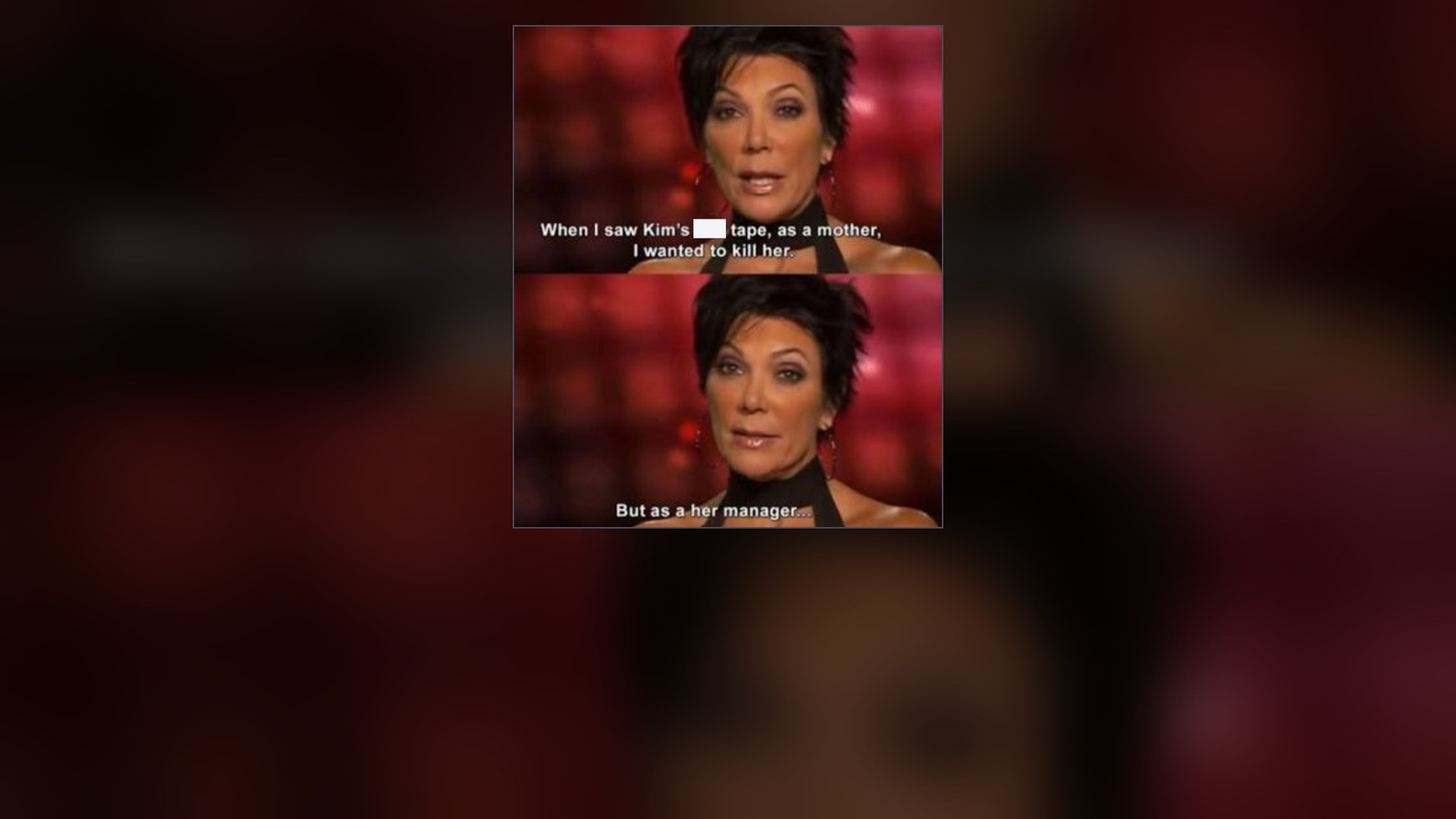 Kris Jenner smiling alongside Kim Kardashian at a high-profile red carpet event.