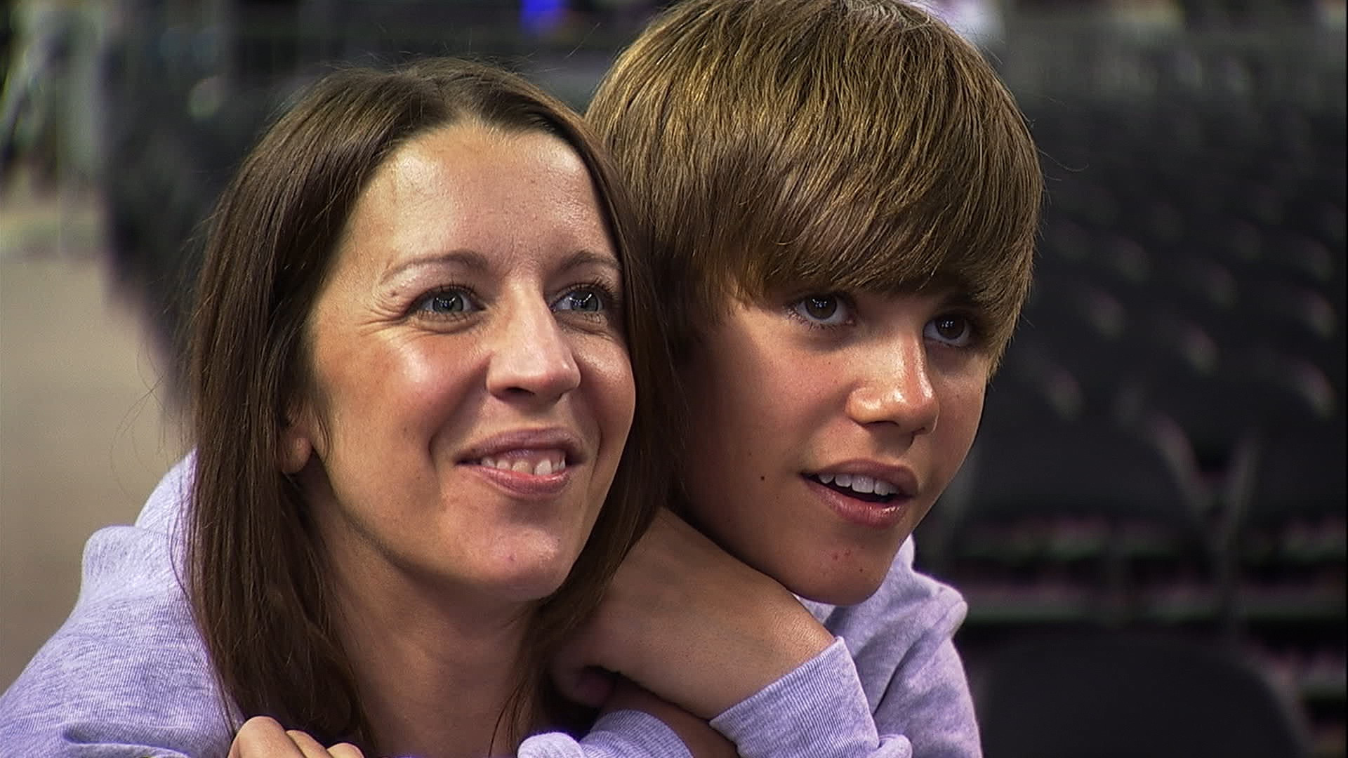 Pattie Mallette alongside son Justin Bieber during his record-shattering rise to pop fame.